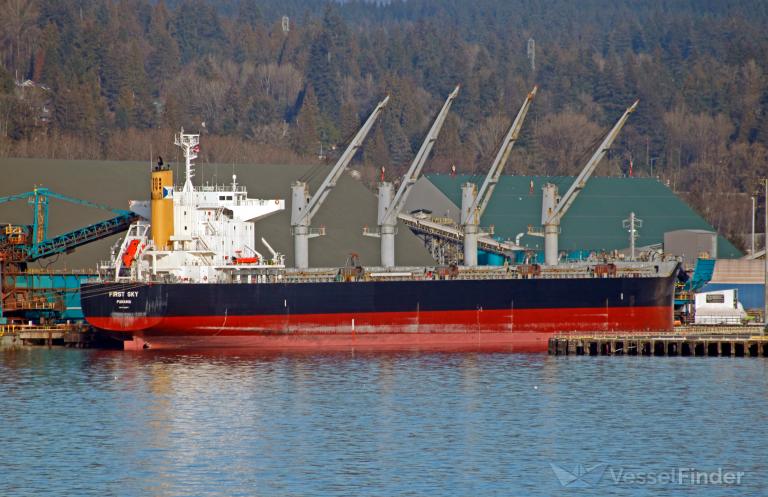 first sky (Bulk Carrier) - IMO 9782247, MMSI 374226000, Call Sign 3EGC5 under the flag of Panama