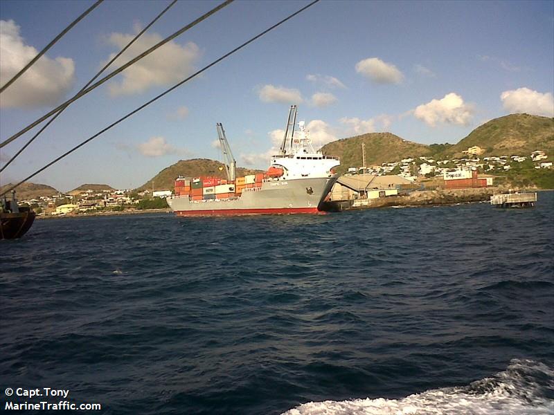 tropic sun (Deck Cargo Ship) - IMO 9039016, MMSI 375902000, Call Sign J8AZ2 under the flag of St Vincent & Grenadines