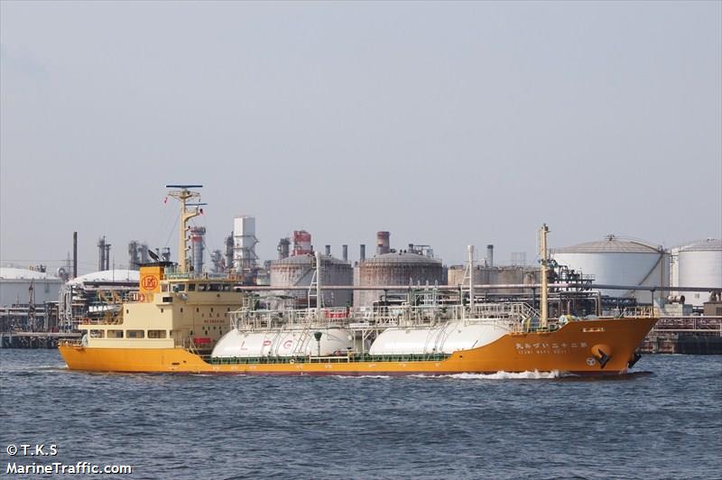 izumi maru no.22 (LPG Tanker) - IMO 9644768, MMSI 431004011, Call Sign JD3433 under the flag of Japan