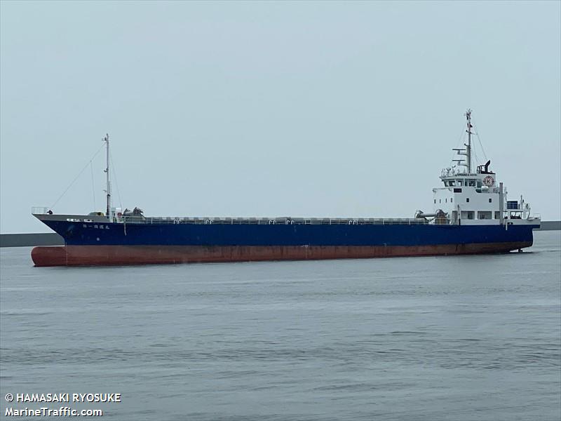 syouun maru no.1 (General Cargo Ship) - IMO 9780392, MMSI 431006706, Call Sign JD3892 under the flag of Japan