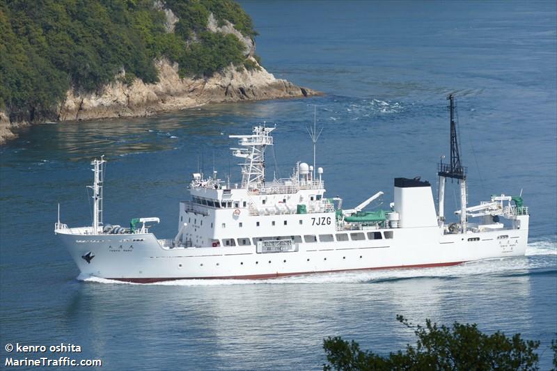 tenyo maru (Training Ship) - IMO 9801392, MMSI 431562000, Call Sign 7JZG under the flag of Japan
