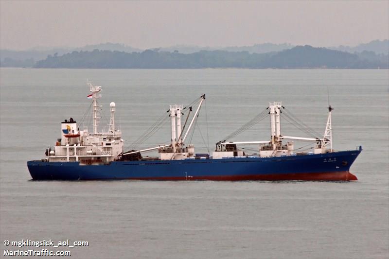 seishin (Refrigerated Cargo Ship) - IMO 8808161, MMSI 441032000, Call Sign DSOP5 under the flag of Korea