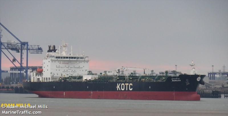 burgan (Chemical/Oil Products Tanker) - IMO 9656022, MMSI 447180000, Call Sign 9KFF under the flag of Kuwait
