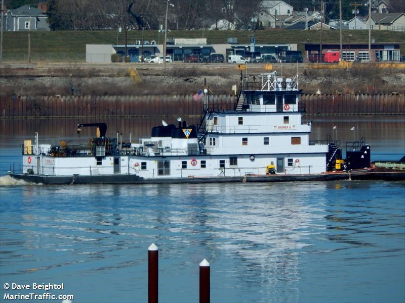 andrea s (Towing vessel) - IMO , MMSI 467010580, Call Sign WDC3584