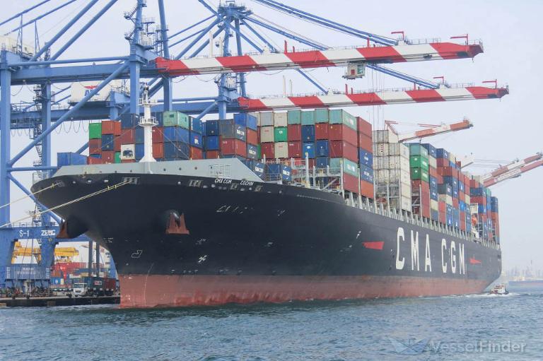 cma cgm cochin (Container Ship) - IMO 9768007, MMSI 477166700, Call Sign VRRQ4 under the flag of Hong Kong