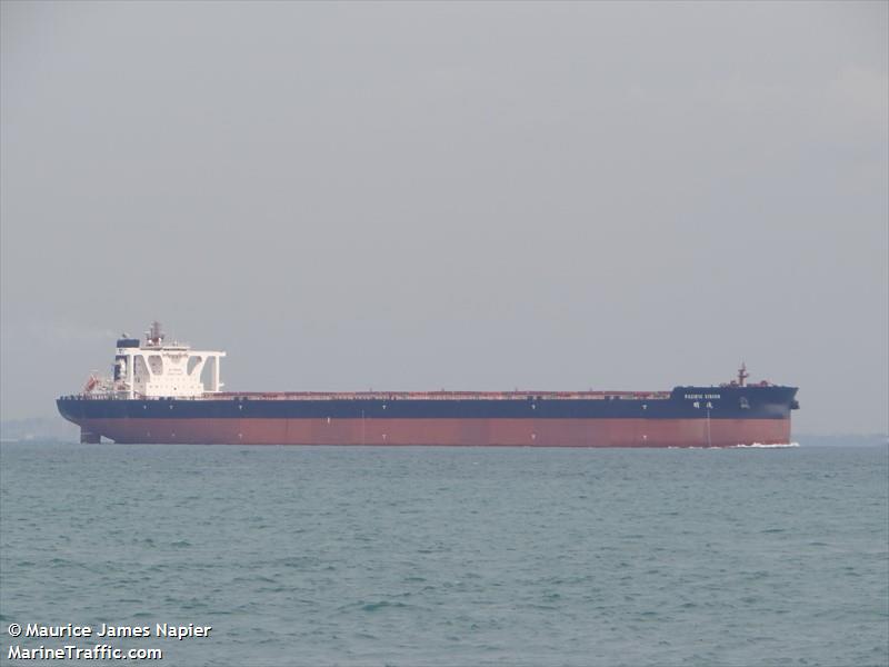 pacific vision (Bulk Carrier) - IMO 9806990, MMSI 477232500, Call Sign VRRJ5 under the flag of Hong Kong
