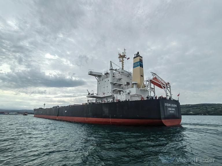 ocean legend (Bulk Carrier) - IMO 9840673, MMSI 477468900, Call Sign VRTD9 under the flag of Hong Kong