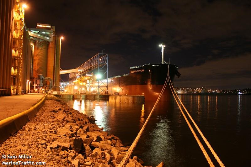 rosco litchi (Bulk Carrier) - IMO 9510333, MMSI 477814200, Call Sign VRHZ9 under the flag of Hong Kong