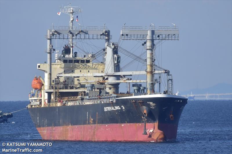 outrivaling 3 (General Cargo Ship) - IMO 9623623, MMSI 477899800, Call Sign VRIT5 under the flag of Hong Kong