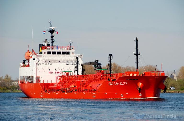 eco loyalty (LPG Tanker) - IMO 9710335, MMSI 538006310, Call Sign V7LO9 under the flag of Marshall Islands