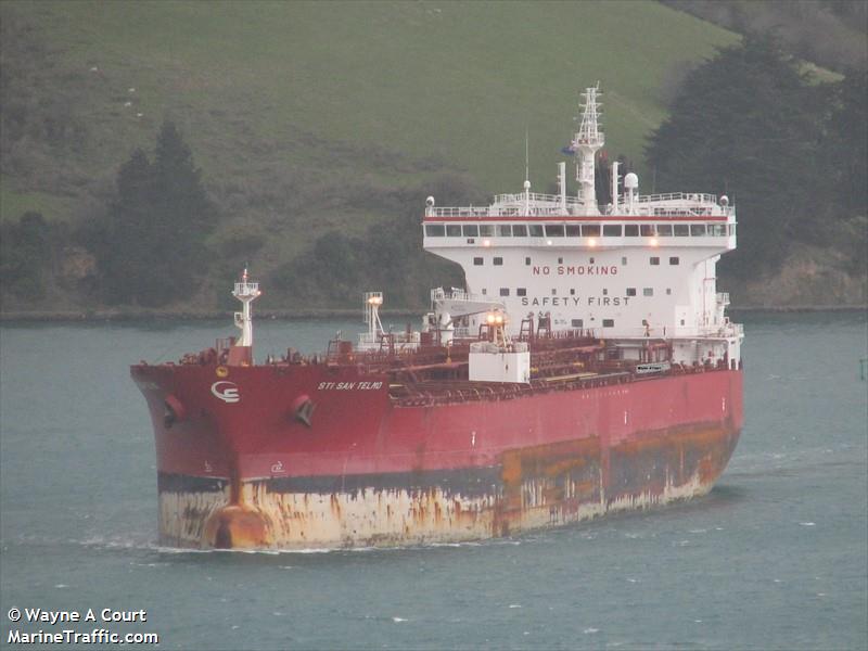 sti san telmo (Chemical/Oil Products Tanker) - IMO 9794410, MMSI 538007041, Call Sign V7VD8 under the flag of Marshall Islands