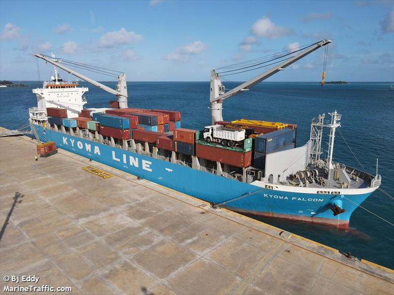 kyowa falcon (General Cargo Ship) - IMO 9820788, MMSI 538007922, Call Sign V7TR3 under the flag of Marshall Islands