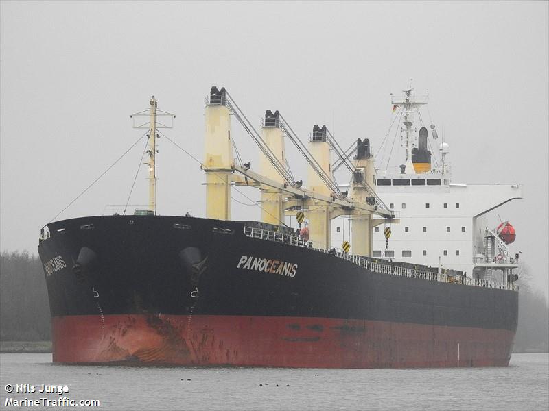 panoceanis (Bulk Carrier) - IMO 9460320, MMSI 538008111, Call Sign V7JU9 under the flag of Marshall Islands