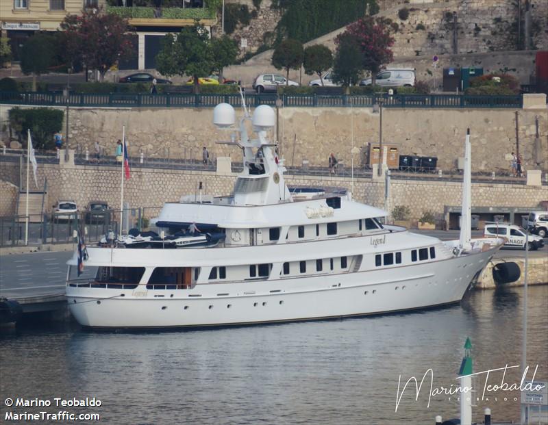 legend (Yacht) - IMO 1002017, MMSI 538080081, Call Sign V7IE6 under the flag of Marshall Islands