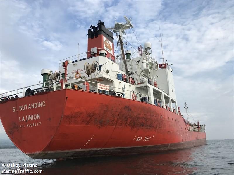 sl butanding (LPG Tanker) - IMO 9154177, MMSI 548058200, Call Sign DUB2019 under the flag of Philippines