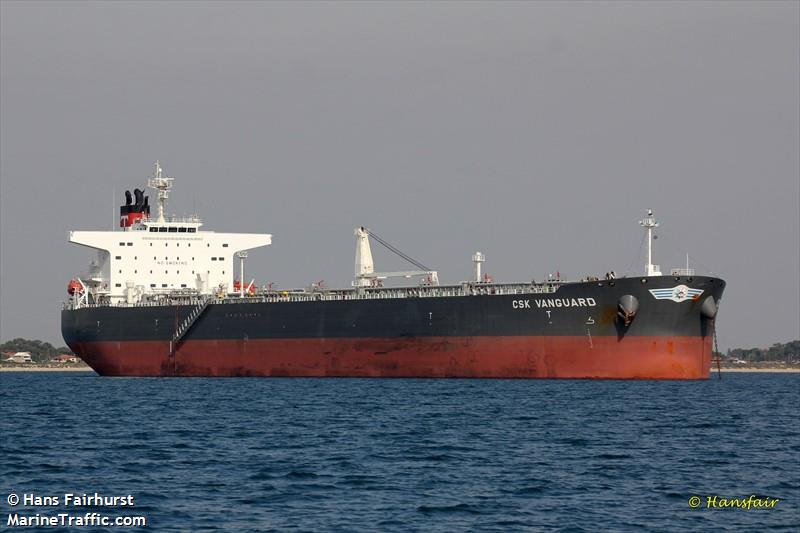 csk vanguard (Crude Oil Tanker) - IMO 9728423, MMSI 563003300, Call Sign 9V3881 under the flag of Singapore