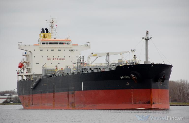 boxer (Chemical/Oil Products Tanker) - IMO 9814193, MMSI 563073600, Call Sign 9V9560 under the flag of Singapore