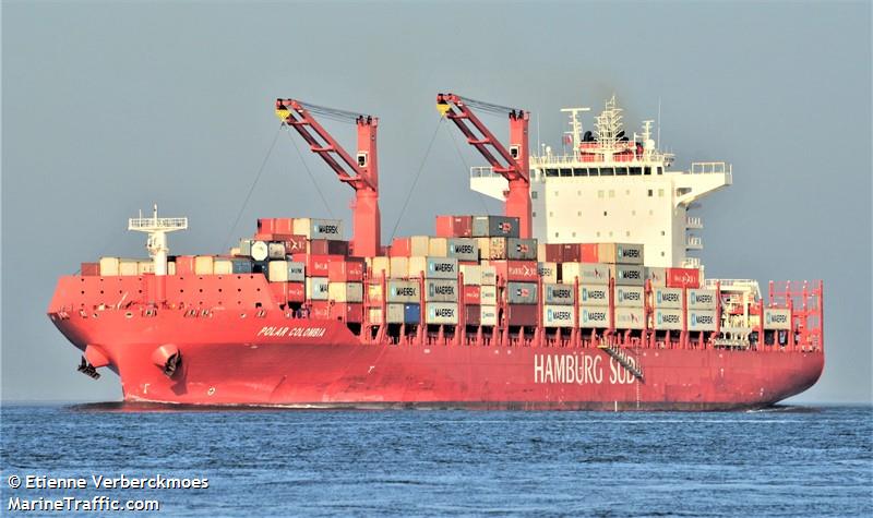 polar colombia (Container Ship) - IMO 9786762, MMSI 563103200, Call Sign 9V6726 under the flag of Singapore