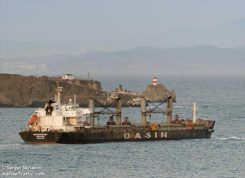 mandarin sky (Bulk Carrier) - IMO 9427902, MMSI 564343000, Call Sign 9VBU3 under the flag of Singapore