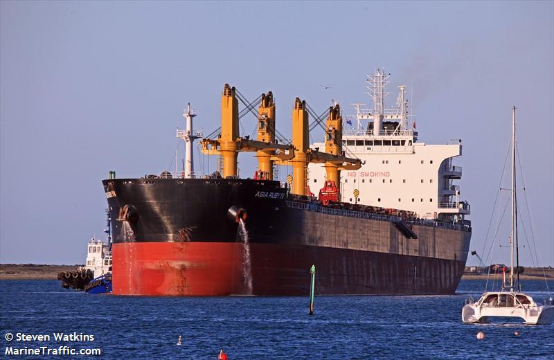 asia ruby iv (Bulk Carrier) - IMO 9669407, MMSI 564515000, Call Sign 9V2667 under the flag of Singapore