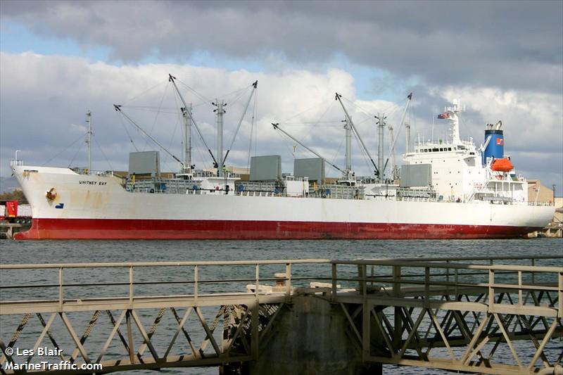 whitney bay (Refrigerated Cargo Ship) - IMO 8911085, MMSI 636013153, Call Sign A8KZ8 under the flag of Liberia