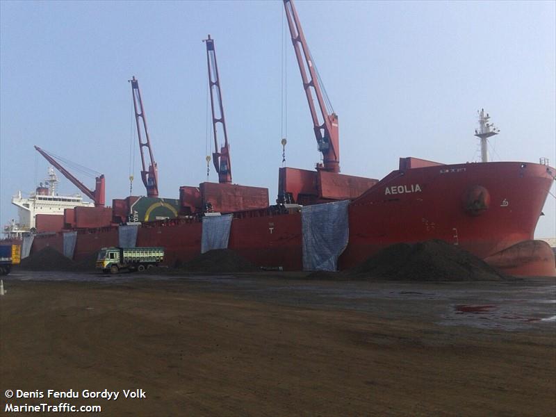 aeolia (Bulk Carrier) - IMO 9736157, MMSI 636016530, Call Sign D5GP5 under the flag of Liberia