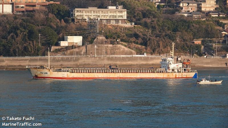 yu lin (General Cargo Ship) - IMO 8844218, MMSI 671223100, Call Sign 5VHS4 under the flag of Togolese Rep