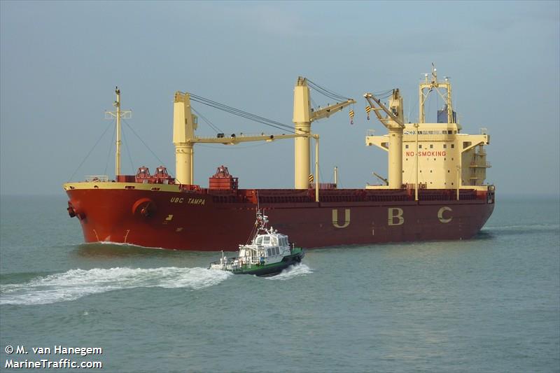 ubc tampa (General Cargo Ship) - IMO 9416707, MMSI 209136000, Call Sign 5BVM2 under the flag of Cyprus