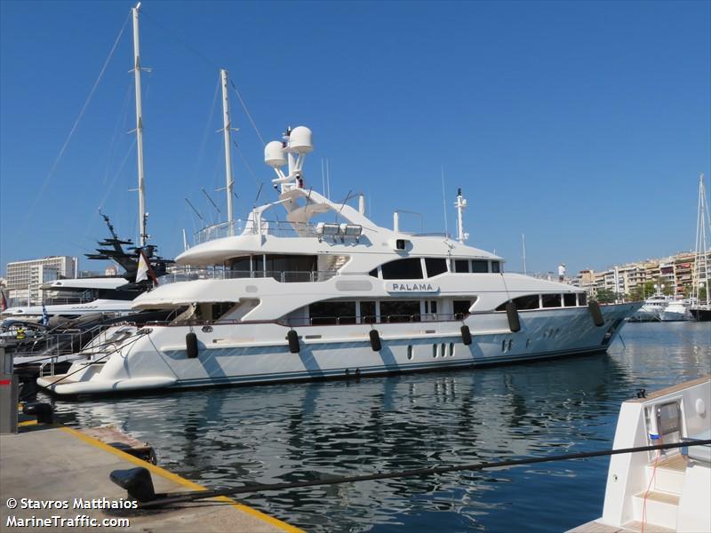 palama (Yacht) - IMO 9458717, MMSI 209230000, Call Sign 5BXF4 under the flag of Cyprus