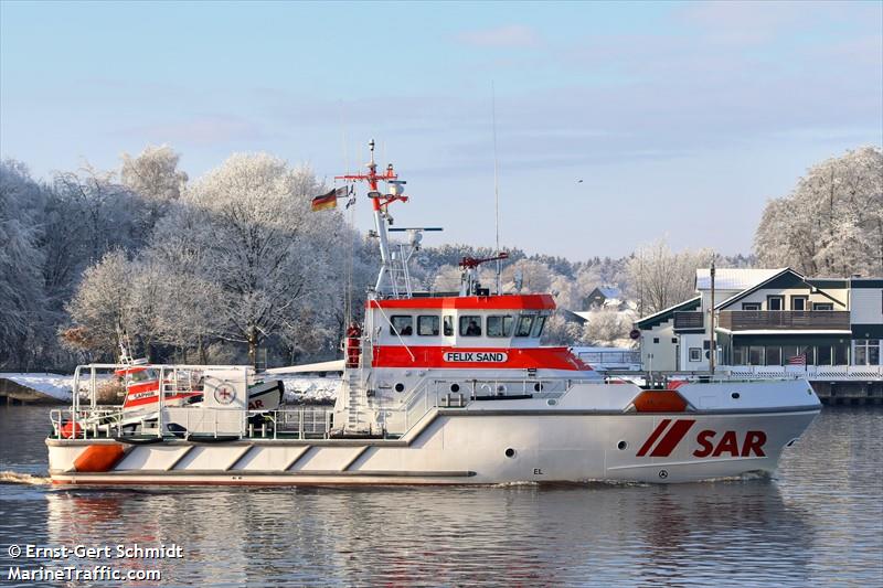 sk felix sand (SAR) - IMO , MMSI 211390900, Call Sign DBAA2 under the flag of Germany