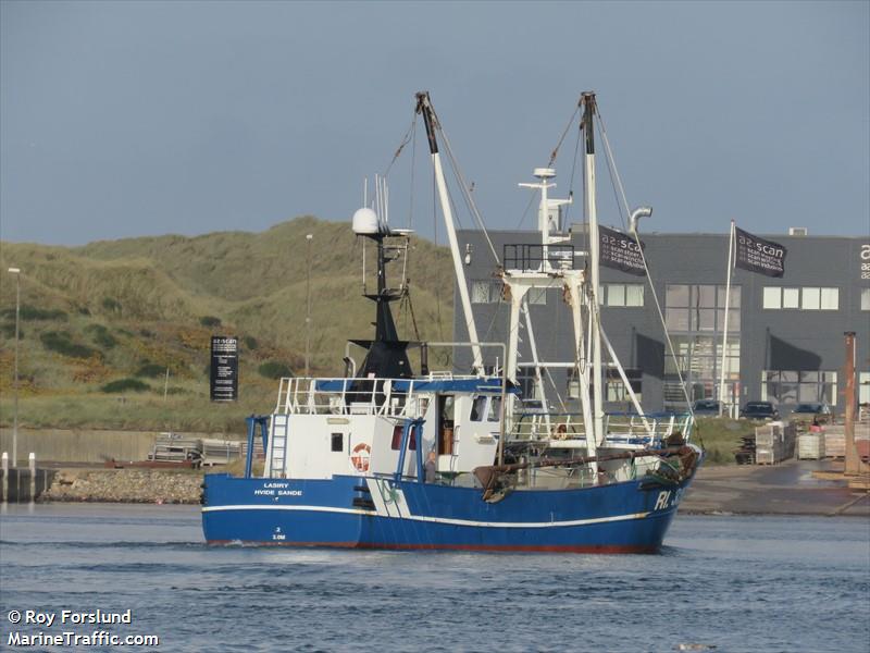 ri320 lasiry (Fishing vessel) - IMO , MMSI 219001181, Call Sign OVYF under the flag of Denmark