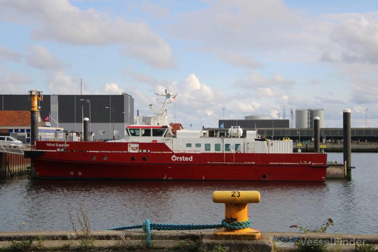 windsupplier (Offshore Tug/Supply Ship) - IMO 9566148, MMSI 219014012, Call Sign OWBZ2 under the flag of Denmark