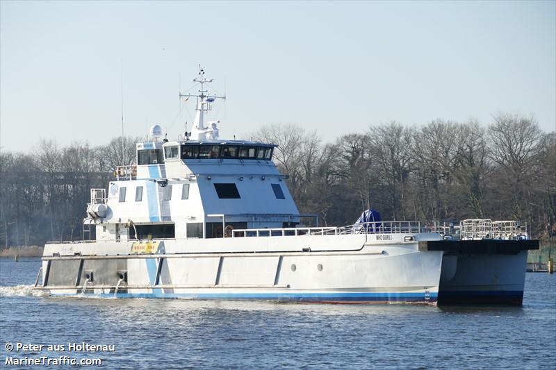 mho gurli (Offshore Tug/Supply Ship) - IMO 9852509, MMSI 219023785, Call Sign OXJL2 under the flag of Denmark