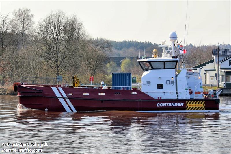 contender (Offshore Tug/Supply Ship) - IMO 9677820, MMSI 219025426, Call Sign OYED2 under the flag of Denmark