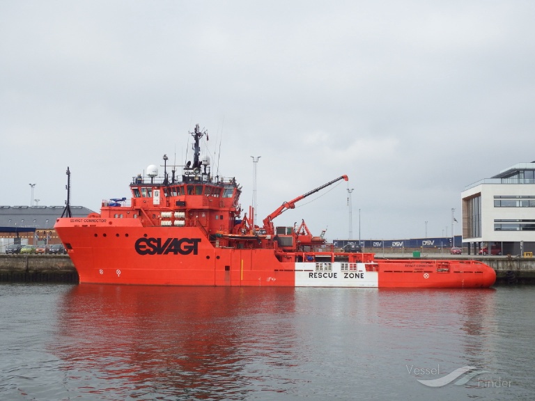 esvagt connector (Standby Safety Vessel) - IMO 9198044, MMSI 220446000, Call Sign OVOK2 under the flag of Denmark