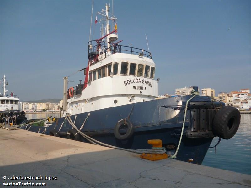 boluda garbi (Tug) - IMO 7233125, MMSI 224187980, Call Sign EFQT under the flag of Spain