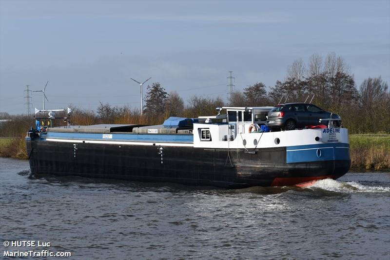 adeline (Cargo ship) - IMO , MMSI 226004890, Call Sign FM4953 under the flag of France