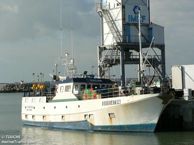 fv roseland (Fishing Vessel) - IMO 9093177, MMSI 228168600, Call Sign FQZK under the flag of France