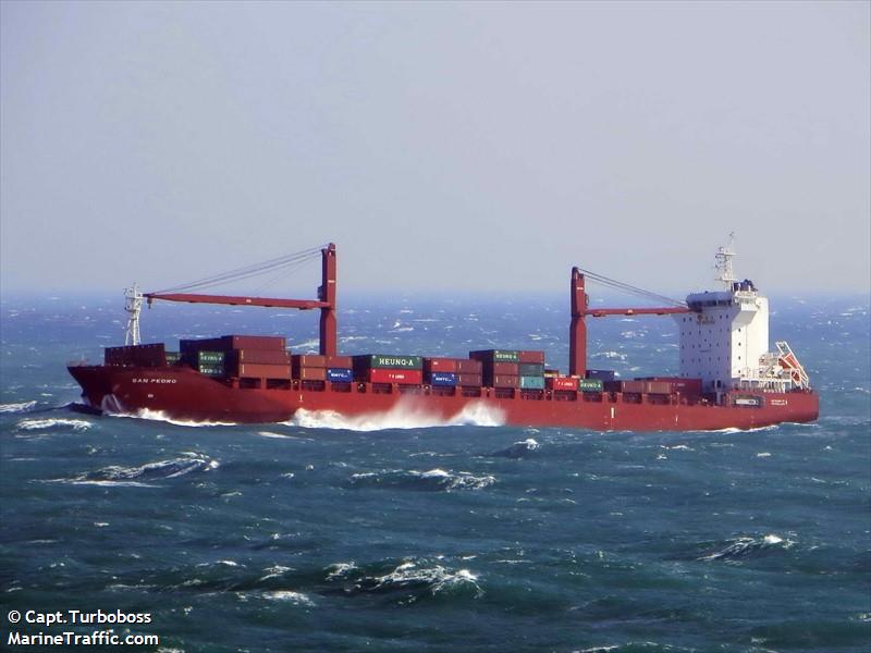 san pedro (Container Ship) - IMO 9625281, MMSI 229657000, Call Sign 9HA3492 under the flag of Malta