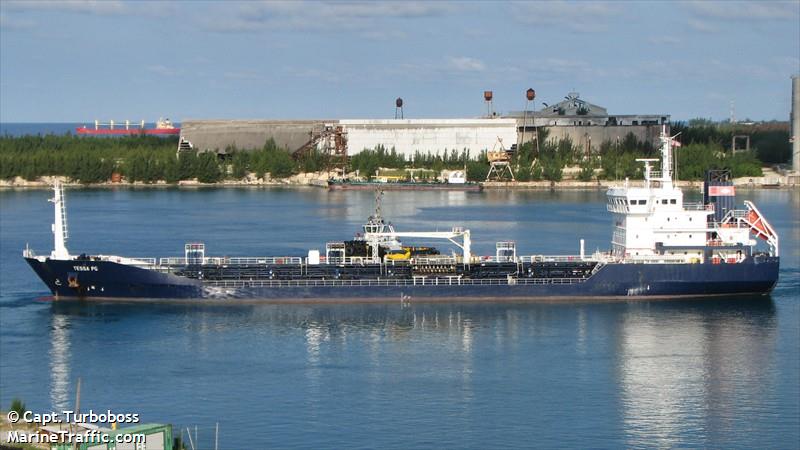tessa pg (Chemical/Oil Products Tanker) - IMO 9268265, MMSI 235009020, Call Sign MJBU6 under the flag of United Kingdom (UK)