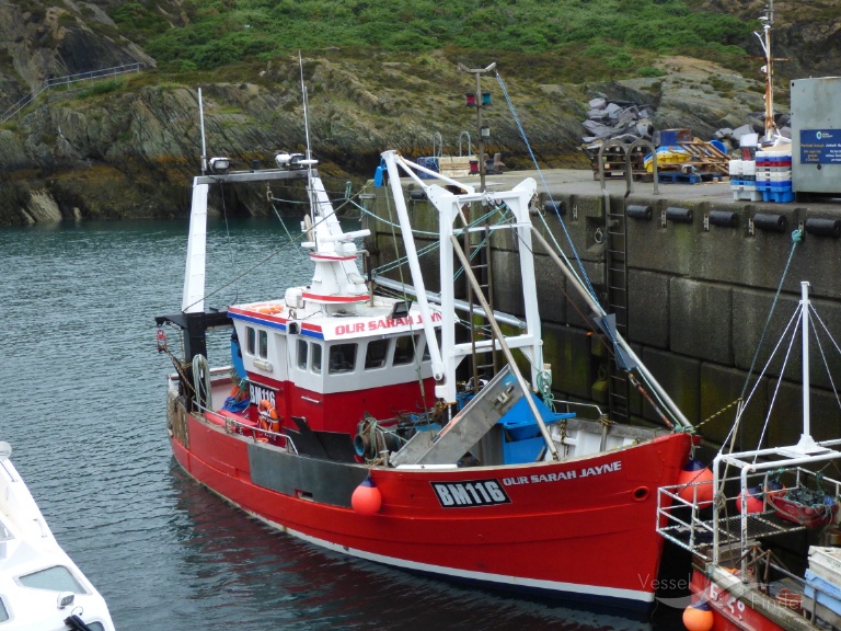 our sarah jayne (Fishing vessel) - IMO , MMSI 235032001, Call Sign MCJX-3 under the flag of United Kingdom (UK)