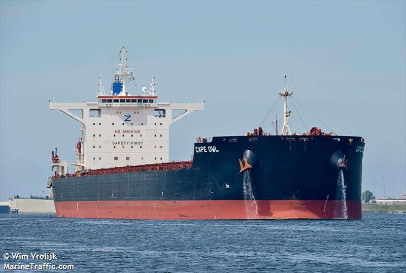 cape owl (Bulk Carrier) - IMO 9729219, MMSI 235115994, Call Sign 2JHQ2 under the flag of United Kingdom (UK)