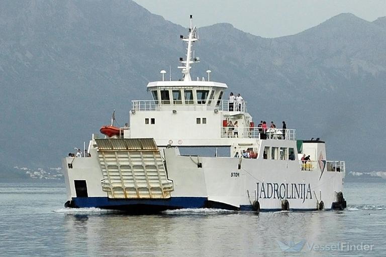ston (Passenger/Ro-Ro Cargo Ship) - IMO 8971736, MMSI 238107840, Call Sign 9A4929 under the flag of Croatia