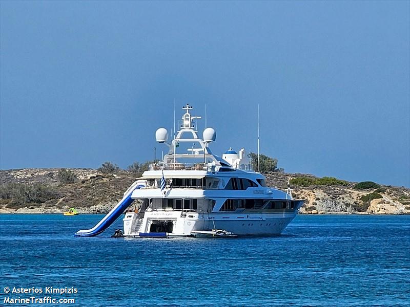 akira one (Yacht) - IMO 8349385, MMSI 241711000, Call Sign SVB2125 under the flag of Greece