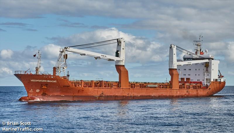 heemskerkgracht (General Cargo Ship) - IMO 9443669, MMSI 244010871, Call Sign PBOQ under the flag of Netherlands