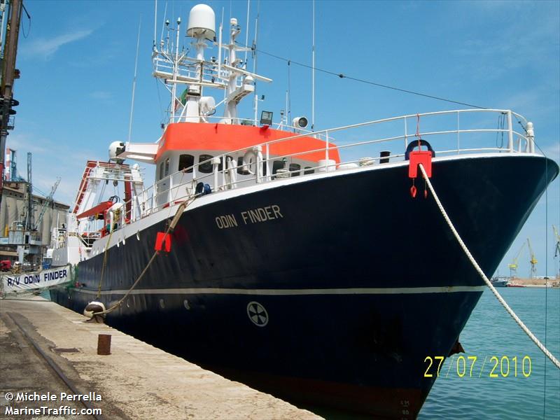 odin finder (Research Vessel) - IMO 7031761, MMSI 247048200, Call Sign IZER under the flag of Italy
