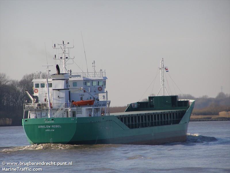arklow rebel (General Cargo Ship) - IMO 9291731, MMSI 250000444, Call Sign EIVG under the flag of Ireland