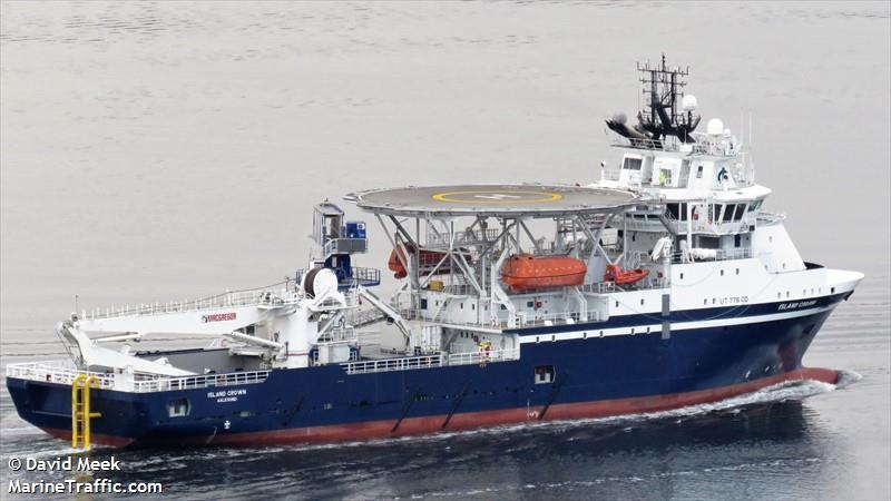 island crown (Offshore Support Vessel) - IMO 9630535, MMSI 257245000, Call Sign LACO8 under the flag of Norway