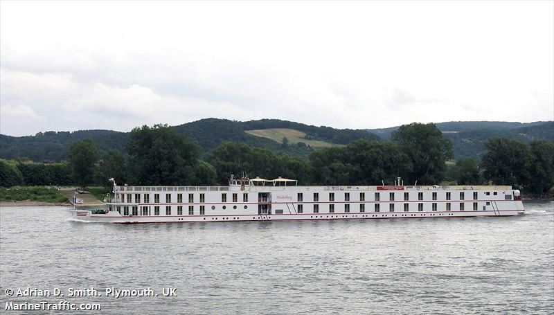 heidelberg (Passenger ship) - IMO , MMSI 269057334, Call Sign HE7334 under the flag of Switzerland