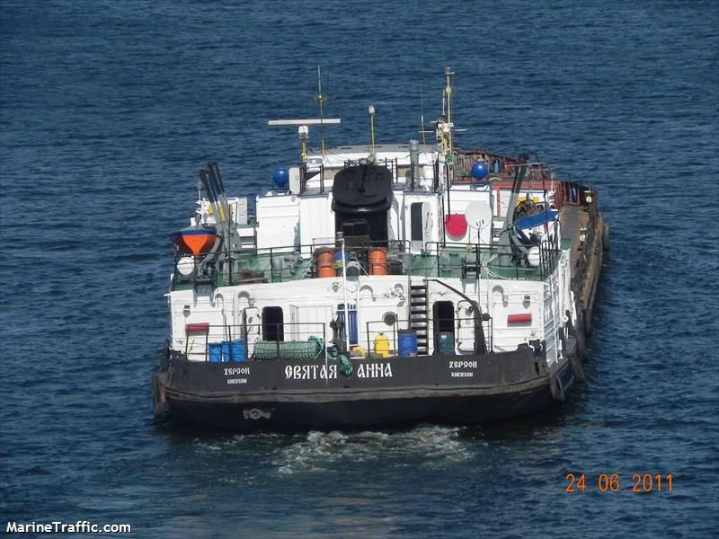 svyataya anna (General Cargo Ship) - IMO 8980696, MMSI 272068800, Call Sign UUCV under the flag of Ukraine